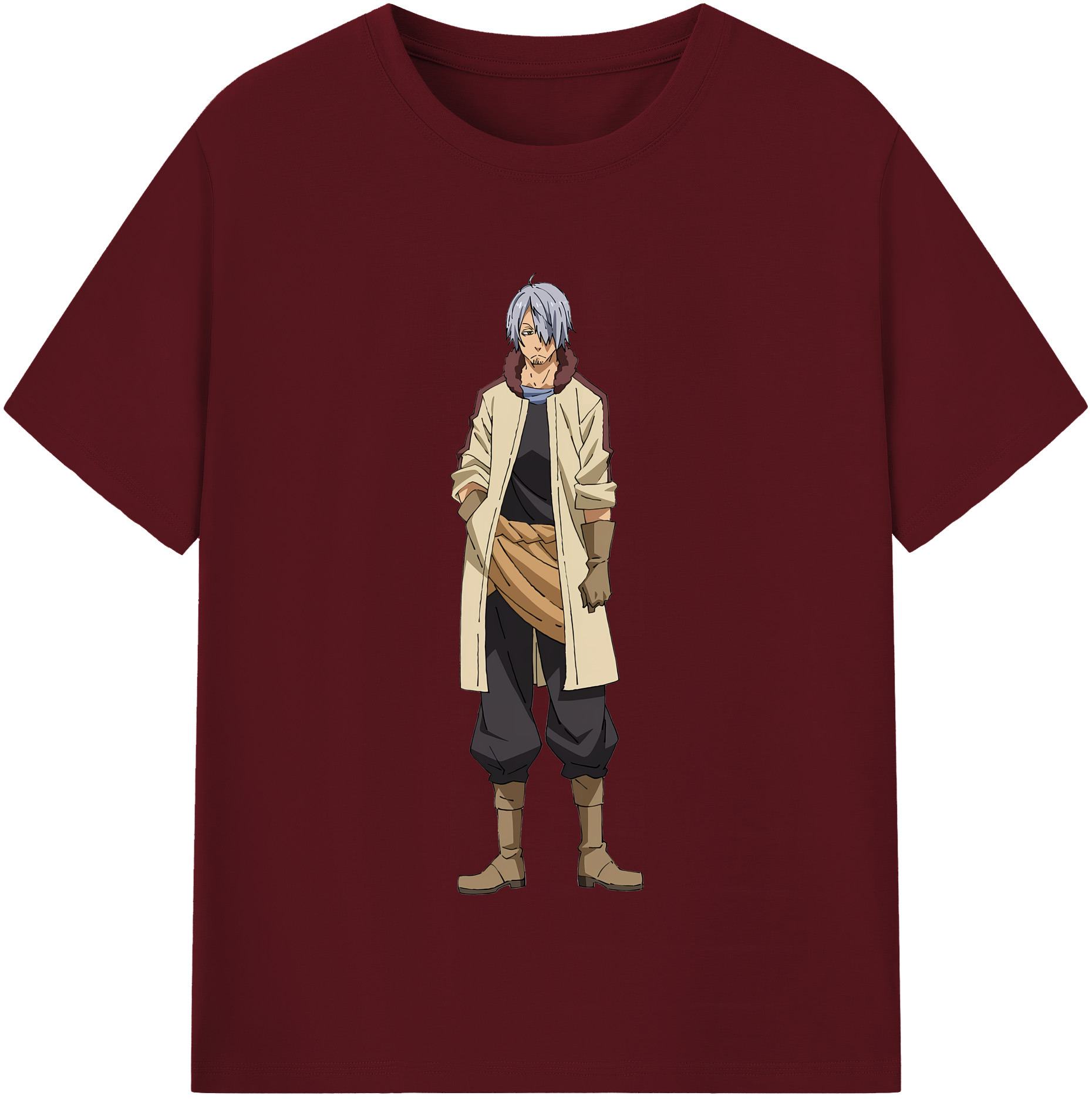 （画像用） 転スラ Regarding Reincarnated to Slime 綿100％半袖Tシャツ（フロントプリント）